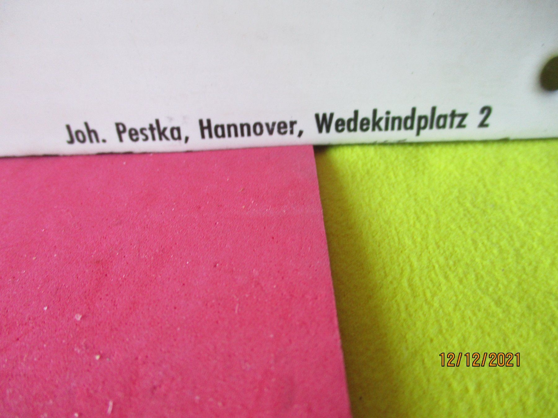 Insegne: Bahnhofsmission  Emailschild – Usato da Ottikon Gossau ZH venduto da hokuspokus 4