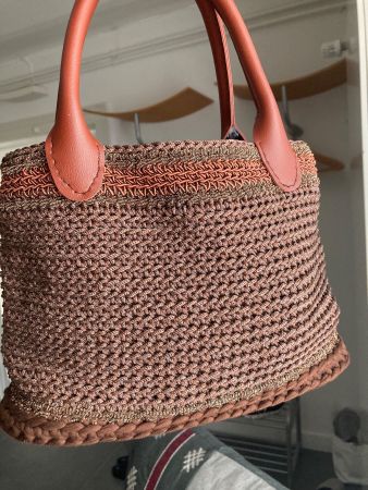 Kleine Handgemachte Häkeltasche