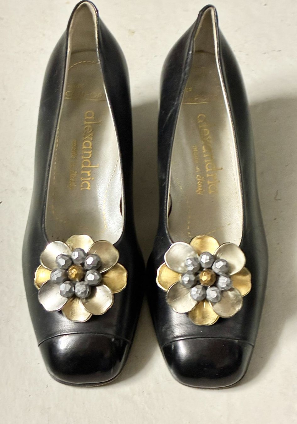 Spille & Fermagli: Vintage Schuhclip Metall in Blumenform – Usato da Kloten venduto da Nephty 2