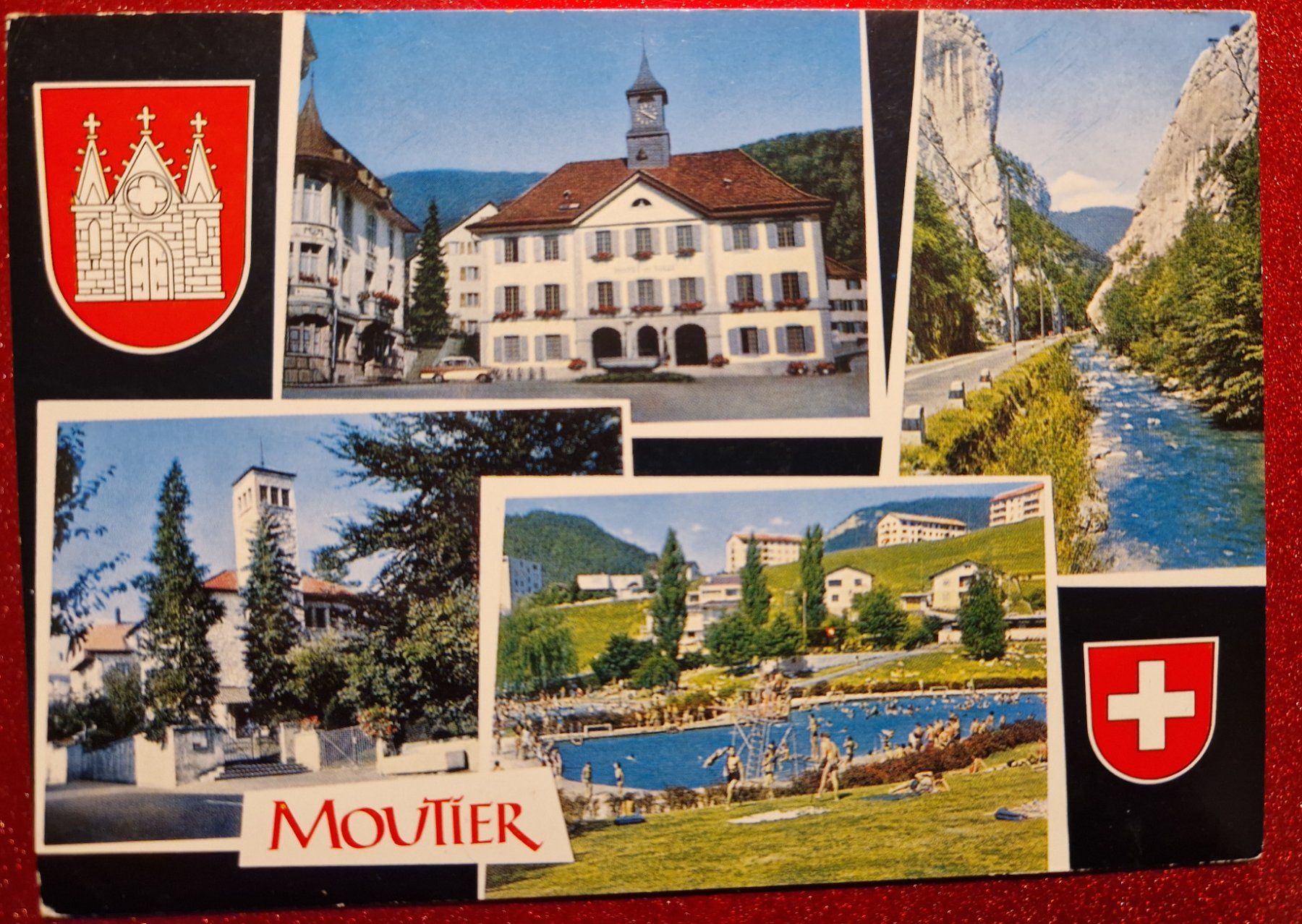 Cartoline postali: Moutier 1971 – Usato da Melchnau venduto da Fishel