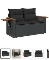 NEUE Rattan Lounge 2er Sofa