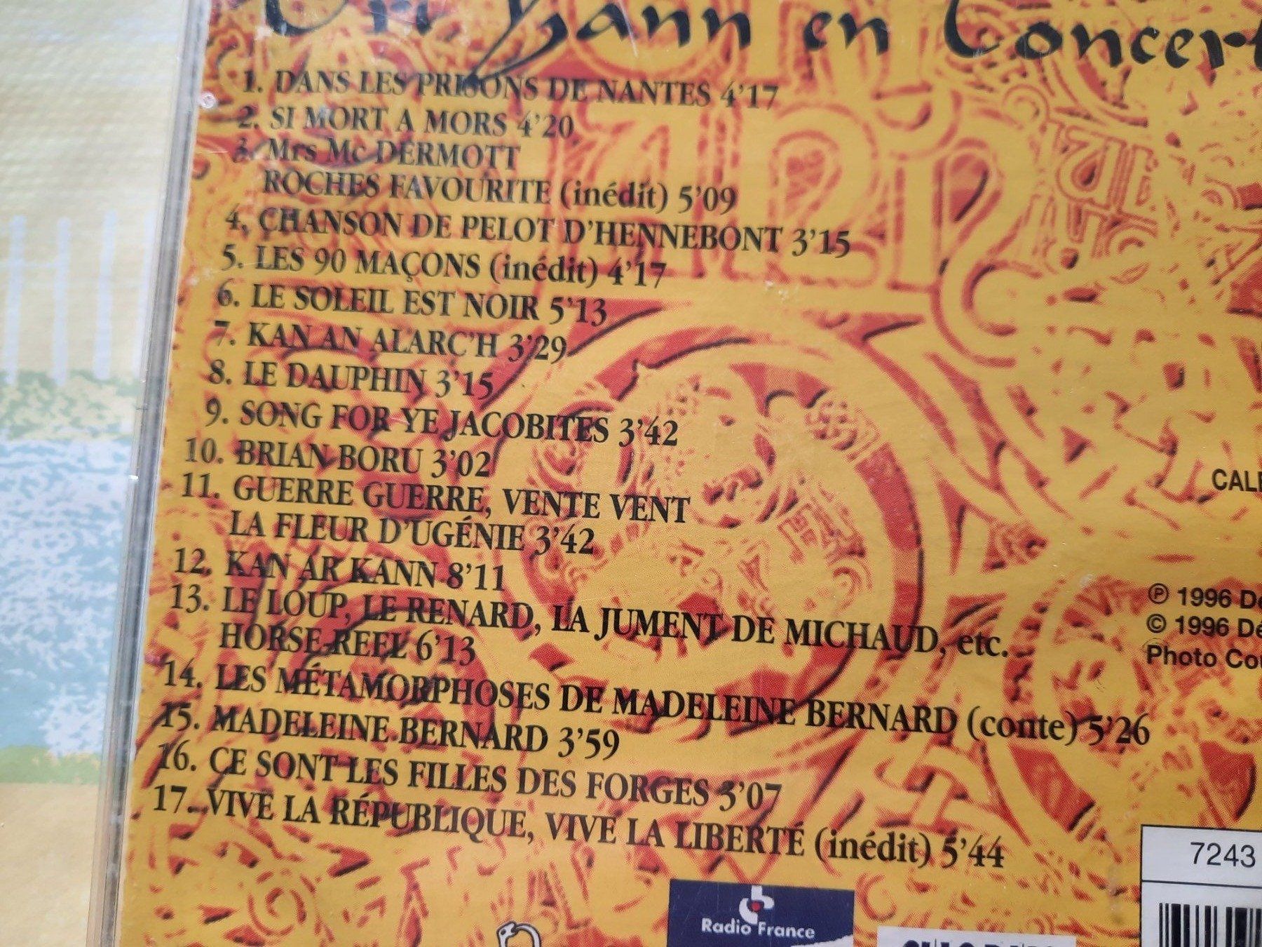 CD: CD Tri Yann - En concert – Usato da Pully venduto da bro_n52j 2