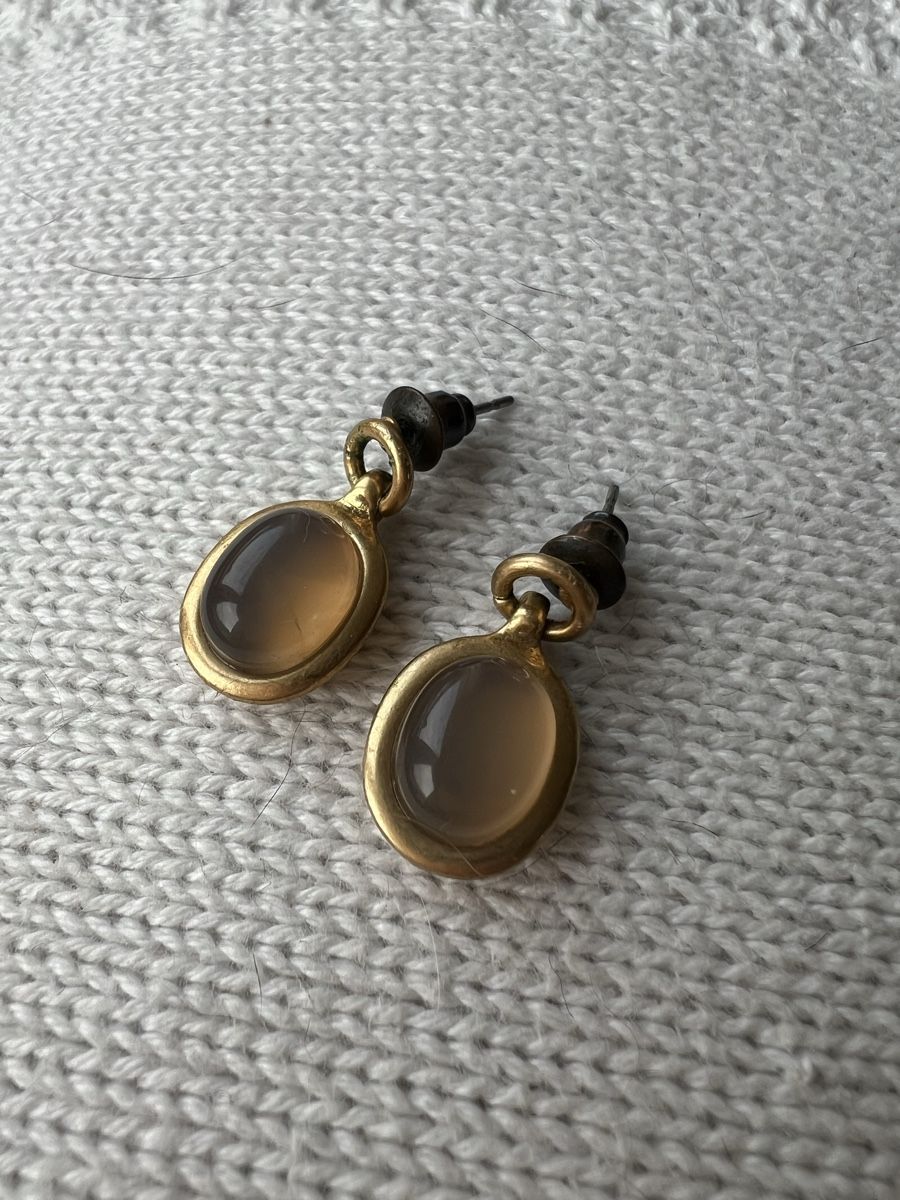 Orecchini pendenti & Orecchini a lobo: Goldene SENCE Ohrringe mit Stein Vintage Look – Usato da Remigen venduto da lsp02 1