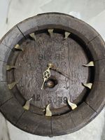 Wanduhr Brauereifass Zirfass Buchs Holz Einzelstück