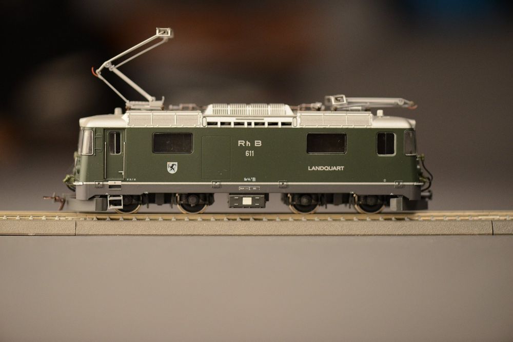 Caisse BEMO Ge 4/4 614 - Modèle Réduit Ferroviaire - Occasion - Schiers