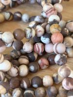 Strang echte australia zebra jasper beads 6 mm