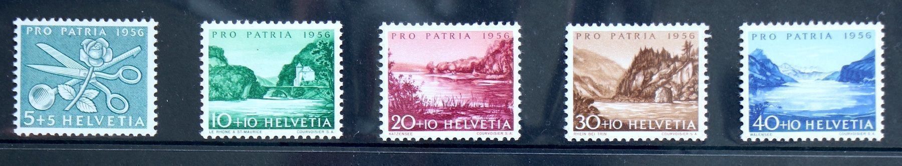 Tutti i francobolli: Satz Pro Patria 1956 Postfrisch – Nuovo (secondo la descrizione) da Zürich venduto da Marfe1
