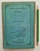 Antiker Topografischer Atlas Suisse, Colombier,1904
