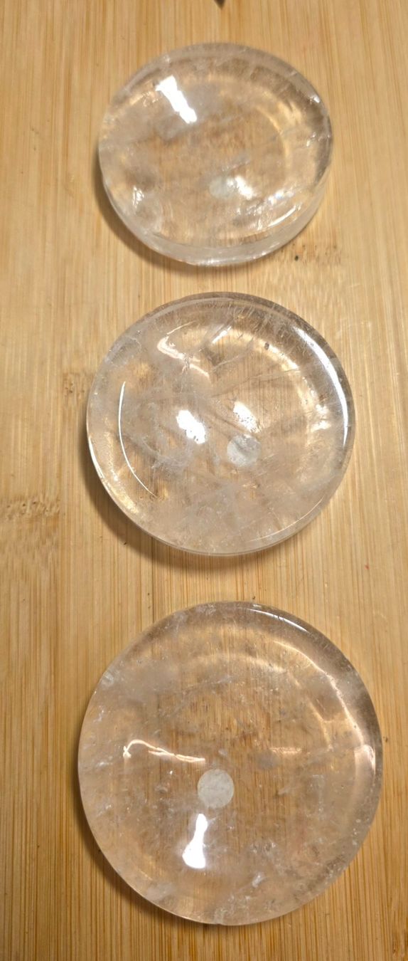 Minerali & Pietre curative: 3 Bergkristall Kugelhalter B 216g – Nuovo e nell'imballaggio originale da Matzingen venduto da Shay_Crystalz