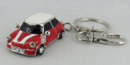 Schlüsselanhänger - MINI COOPER mit Glitzersteinen - Neu