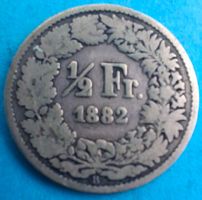 CHF___0.50 1882 SS