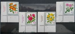 PJ 1977 Satzmarken Bogenecke mit Tabs postfrisch**