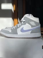 Nike Air Jordan 1 Mid Wolf Grey Gr. 40 neuwertig