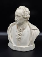 Antike Parian-Ware-Büste von Johann Wolfgang Goethe 1860