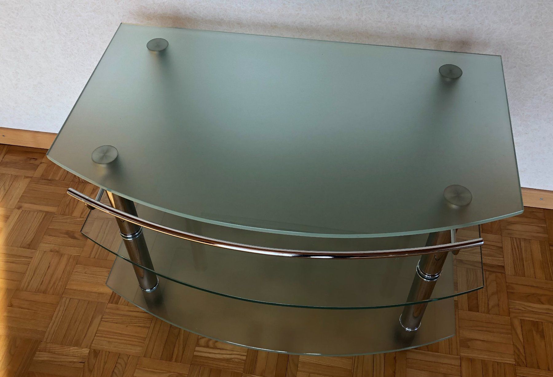 Mobili TV: TV Tisch Chrom / Glas – Usato da Oberurnen venduto da rol_d5yj 1