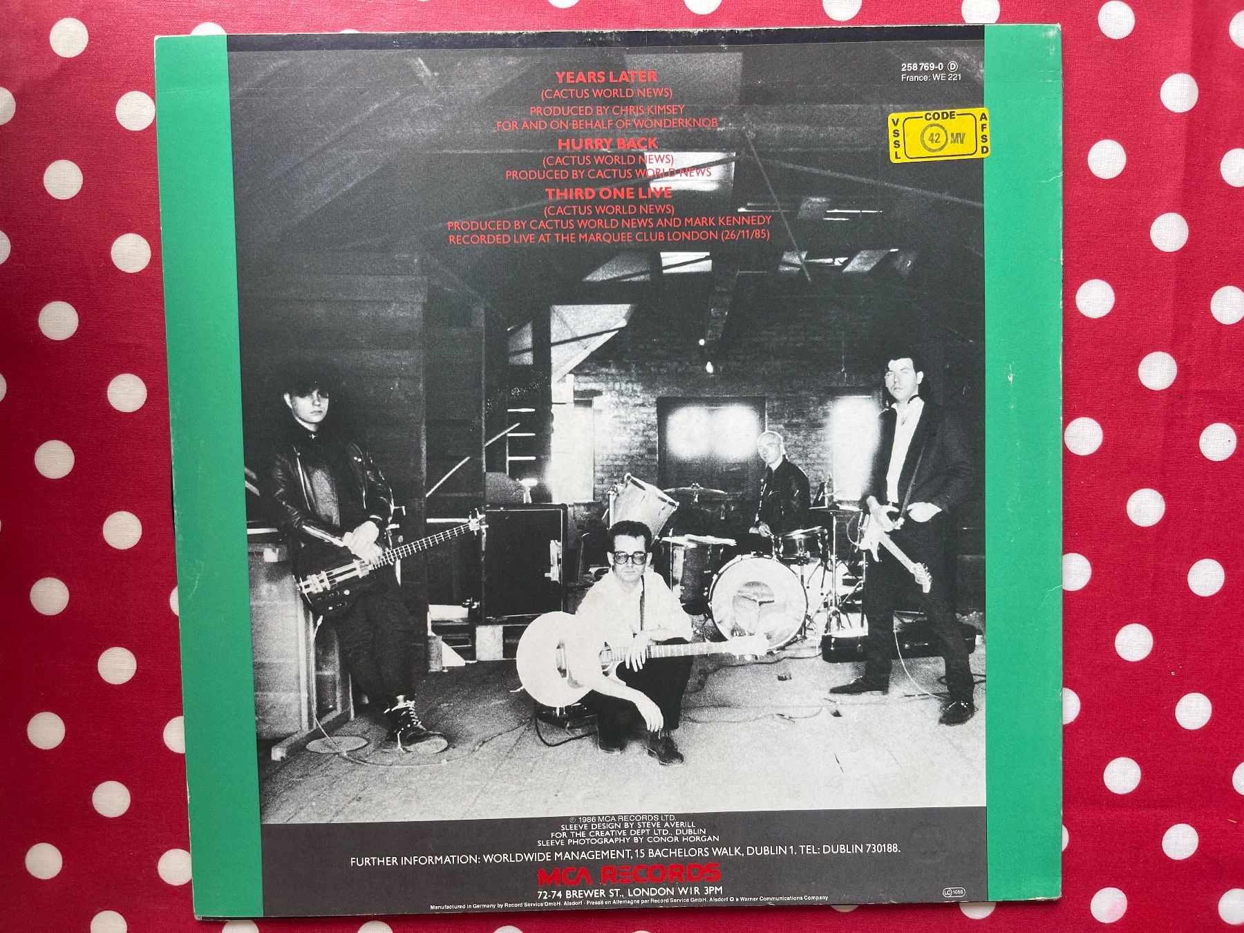 Vinyles: A565/Cactus World News - Years Later – D'occasion à Frutigen par Philippe_jsp 1
