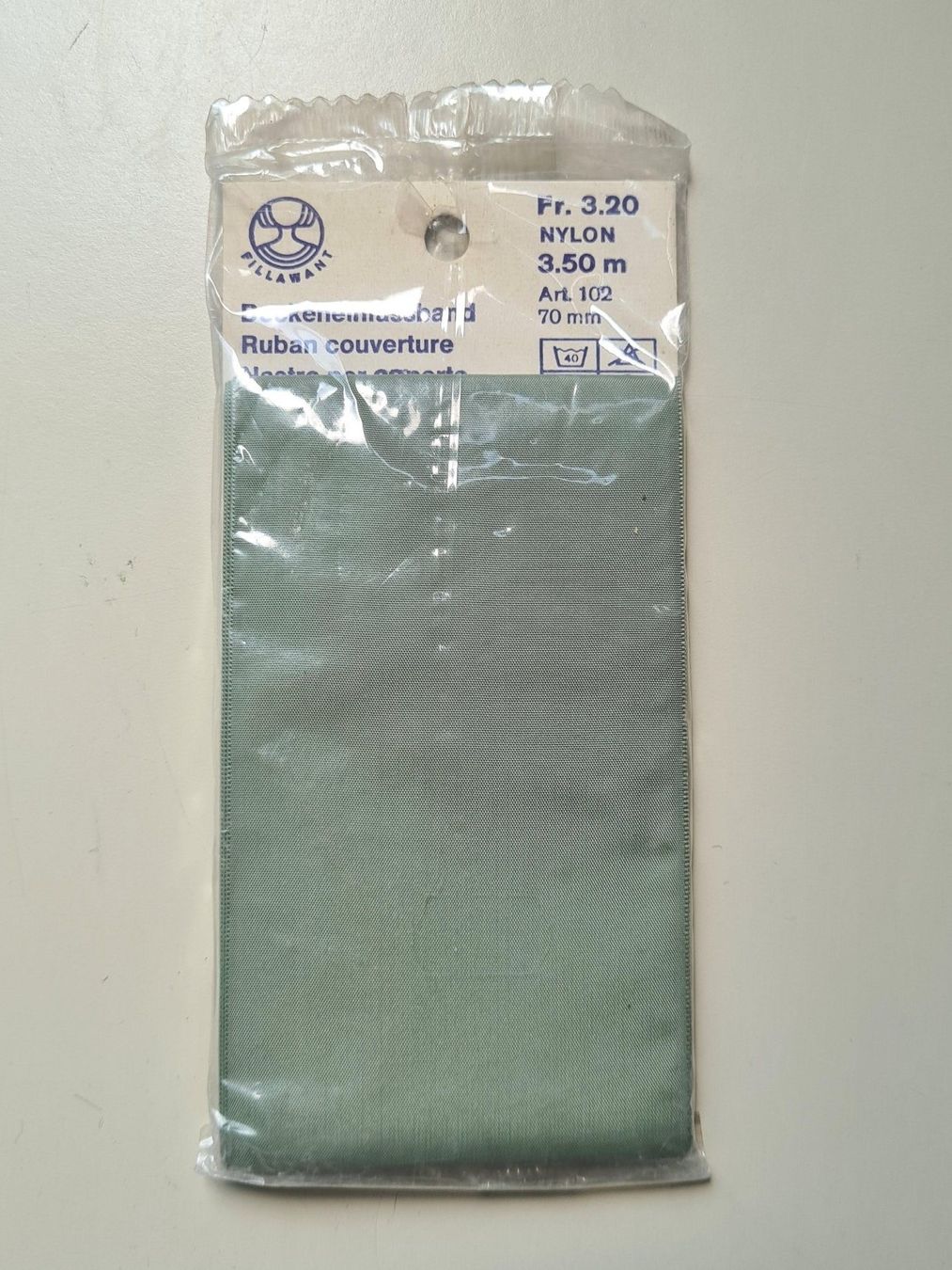 Stoffe: Deckeneinfassband 3.5m / 70mm Nylon – Neu und originalverpackt aus Urdorf von sumrum