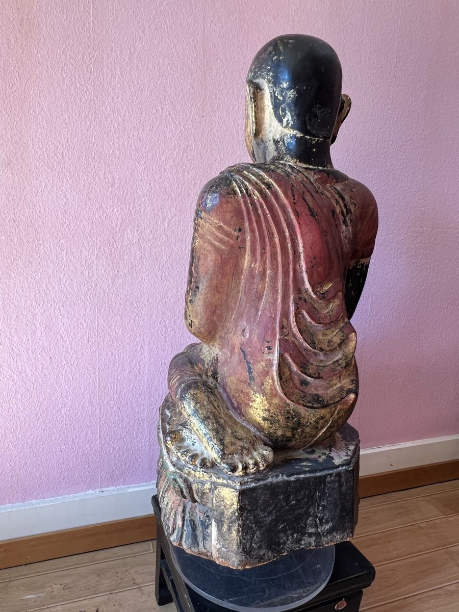 Sculture & Statue: Antike Siam Buddha Statue, Holz – Usato da Zürich venduto da juergarno 5