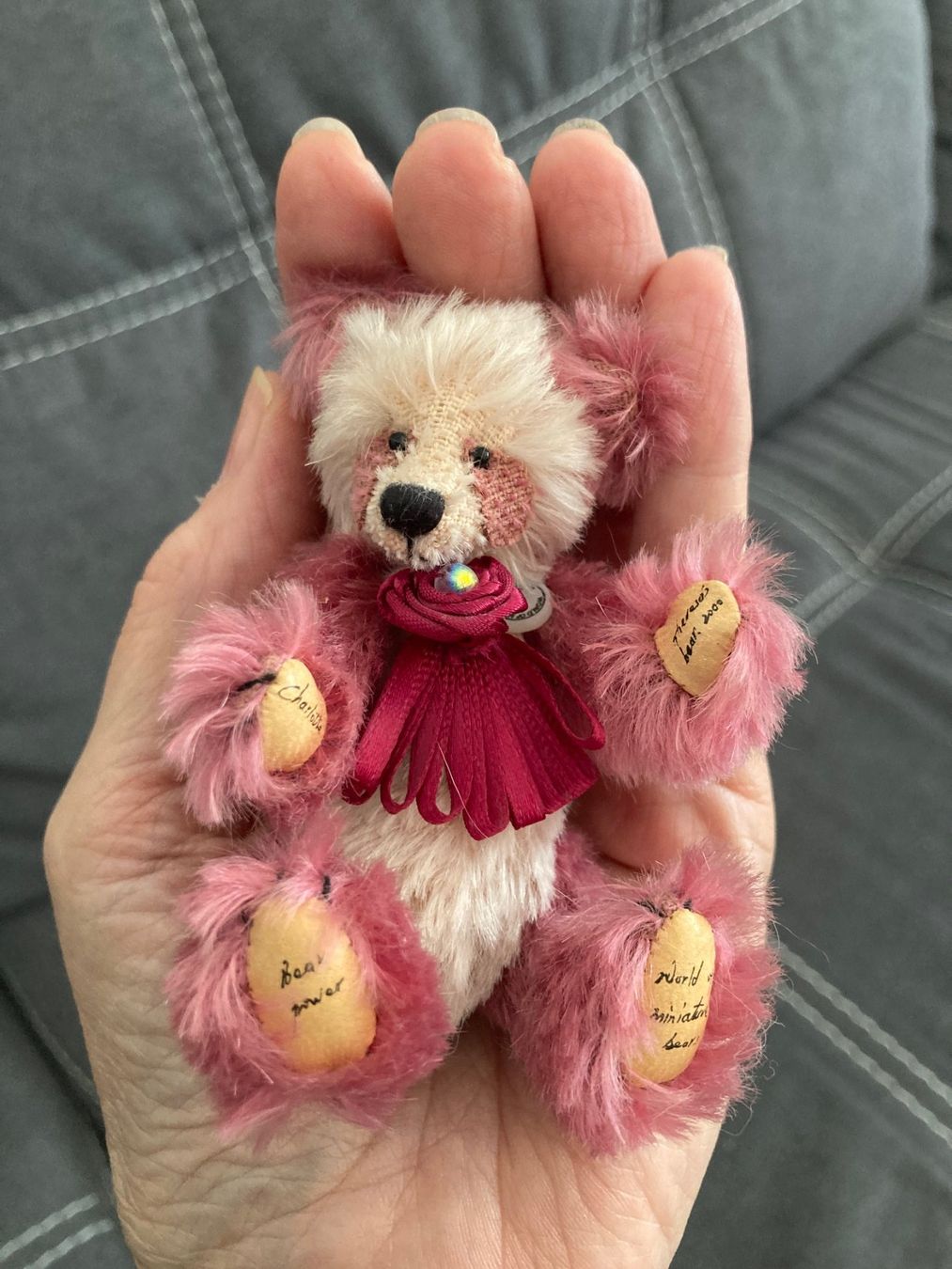 Spielzeuge: Sammlerbärchen Miniatur / Mohair – Gebraucht aus Rapperswil SG von marla42