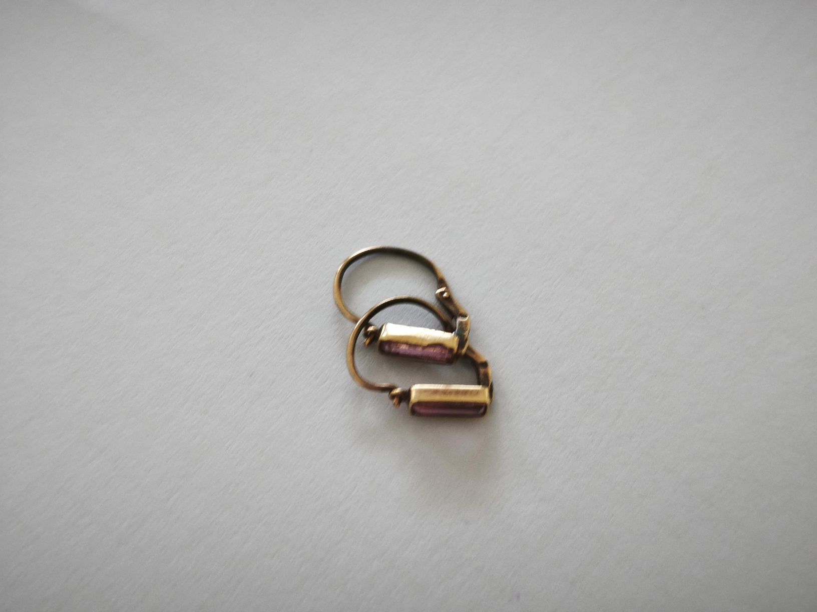 Boucles d'oreille: Antike Rubin Ohrringe Echtgold  – D'occasion à St. Gallen par GIULESGG 6