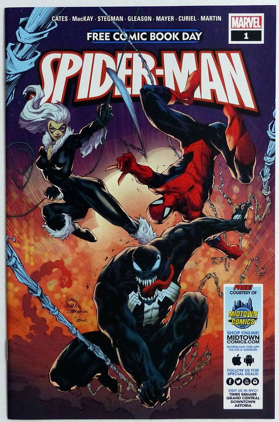 Fumetti: SPIDER-MAN MIDTOWN COMICS #1 + VENOM CUSTOM EDITION 2018-20 – Usato da Lugano venduto da YouWantUS 1