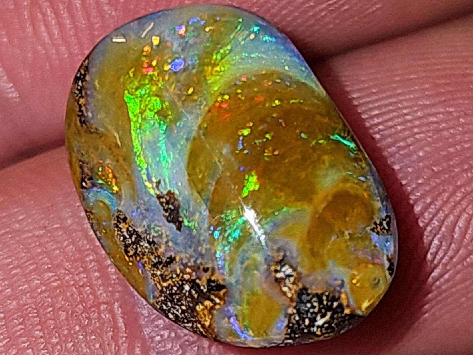 Pietre preziose: Natürlicher australischer Boulder Opal – Nuovo e nell'imballaggio originale da Uerkheim venduto da Winwinner 6