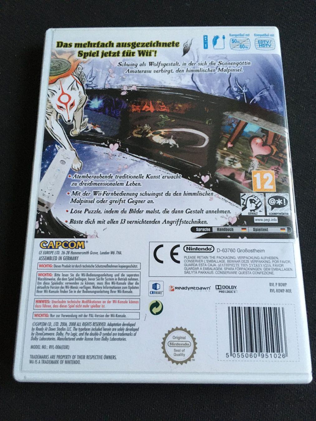 Nintendo Spiele: Okami für Nintendo Wii – Gebraucht aus St.Gallen von sjosjo 1