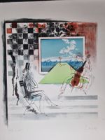 HORST LEMKE LITHOGRAPHIE SIGNIERT NUMMERIERT