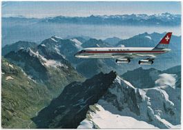 AK Swissair Coronado Alpen gelaufen