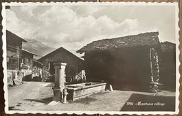 MONTANA - FONTAINE AU  VILLAGE 1953