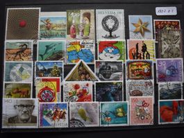 Dreissig schöne neuere Briefmarken der Schweiz 1803.02