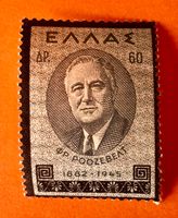 Briefmarken aus Griechenland Franklin D. Roosevelt 