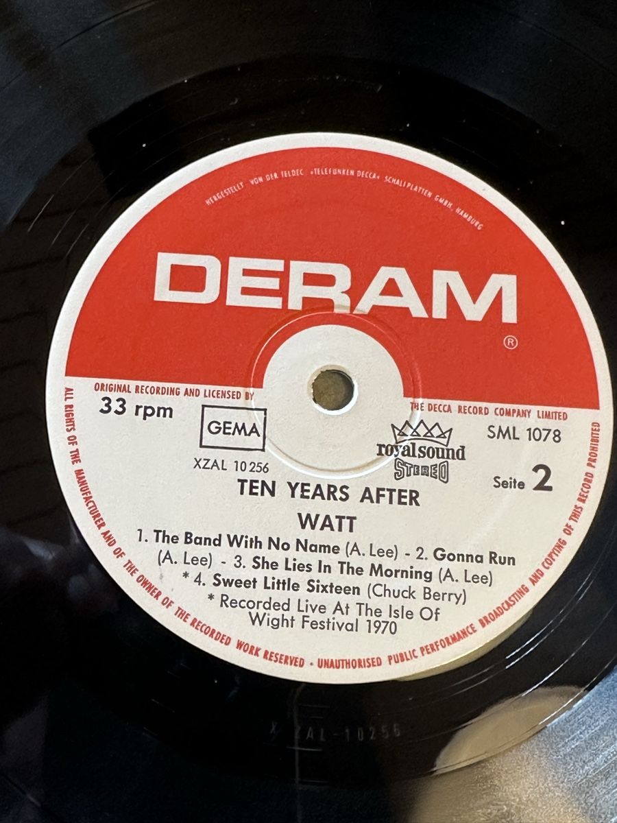 Schallplatten: Ten Years After - WATT - Vinyl - 1970 – Neu (gemäss Beschreibung) aus Lommiswil von hedstrom1901 3