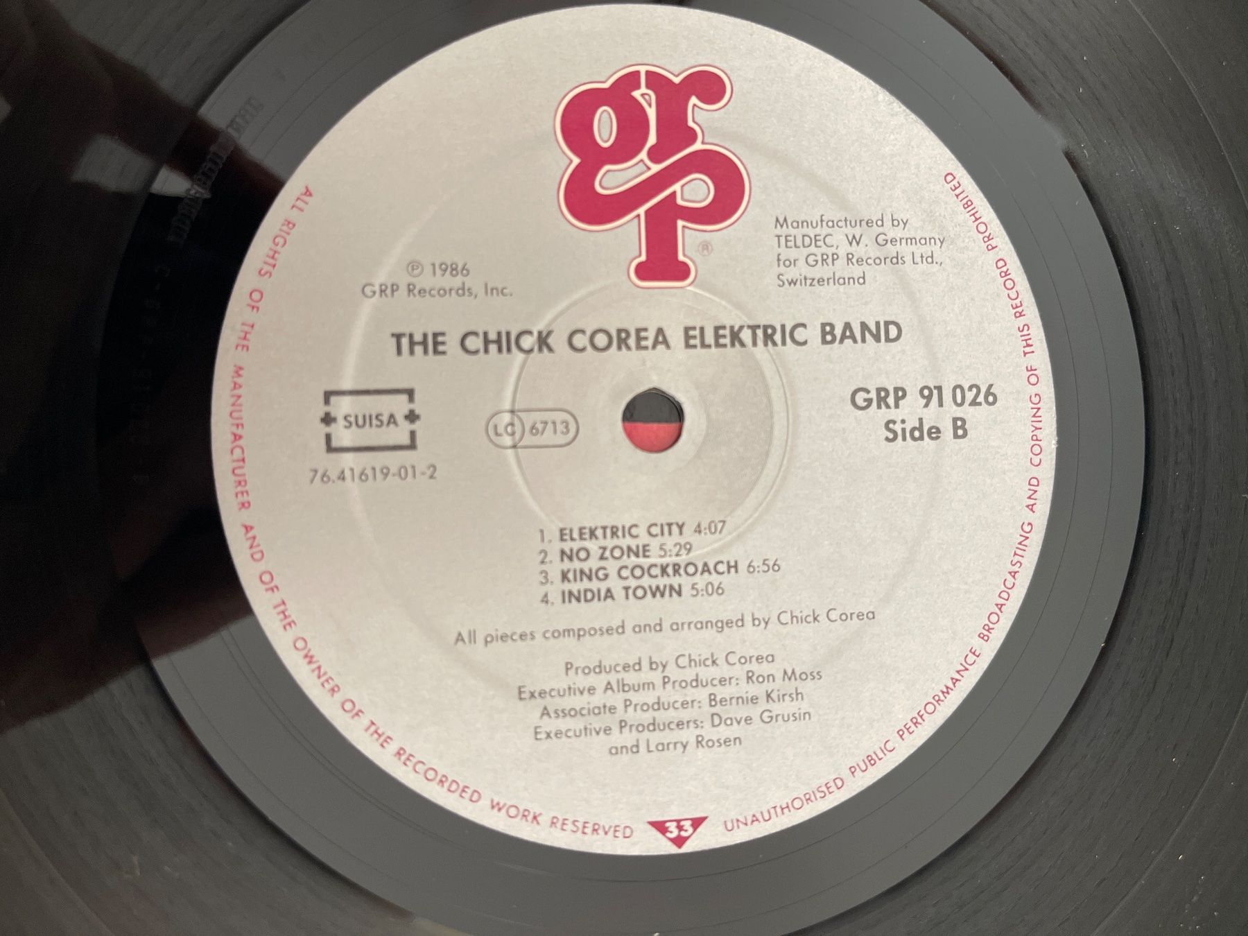 Dischi in vinile: S1808/Chick Corea Elektric Band – Usato da Frutigen venduto da Philippe_jsp 2