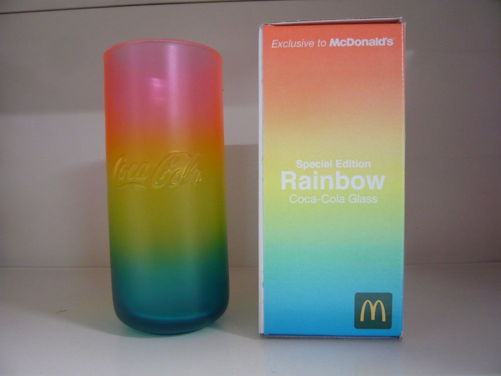 Faszinierend Mcdonalds Regenbogen Glas Bilder