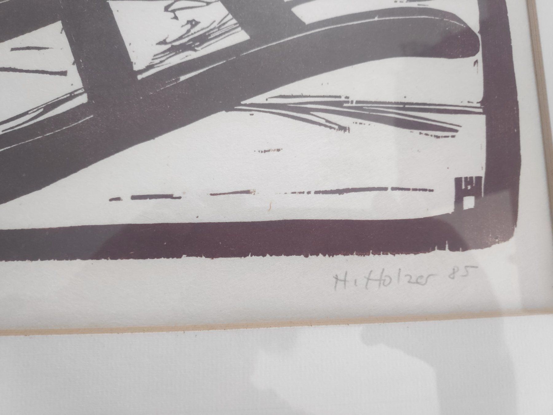 Gravures sur bois: Hansueli Holzer - Holzschnitt – D'occasion à Reichenburg par Telja 2