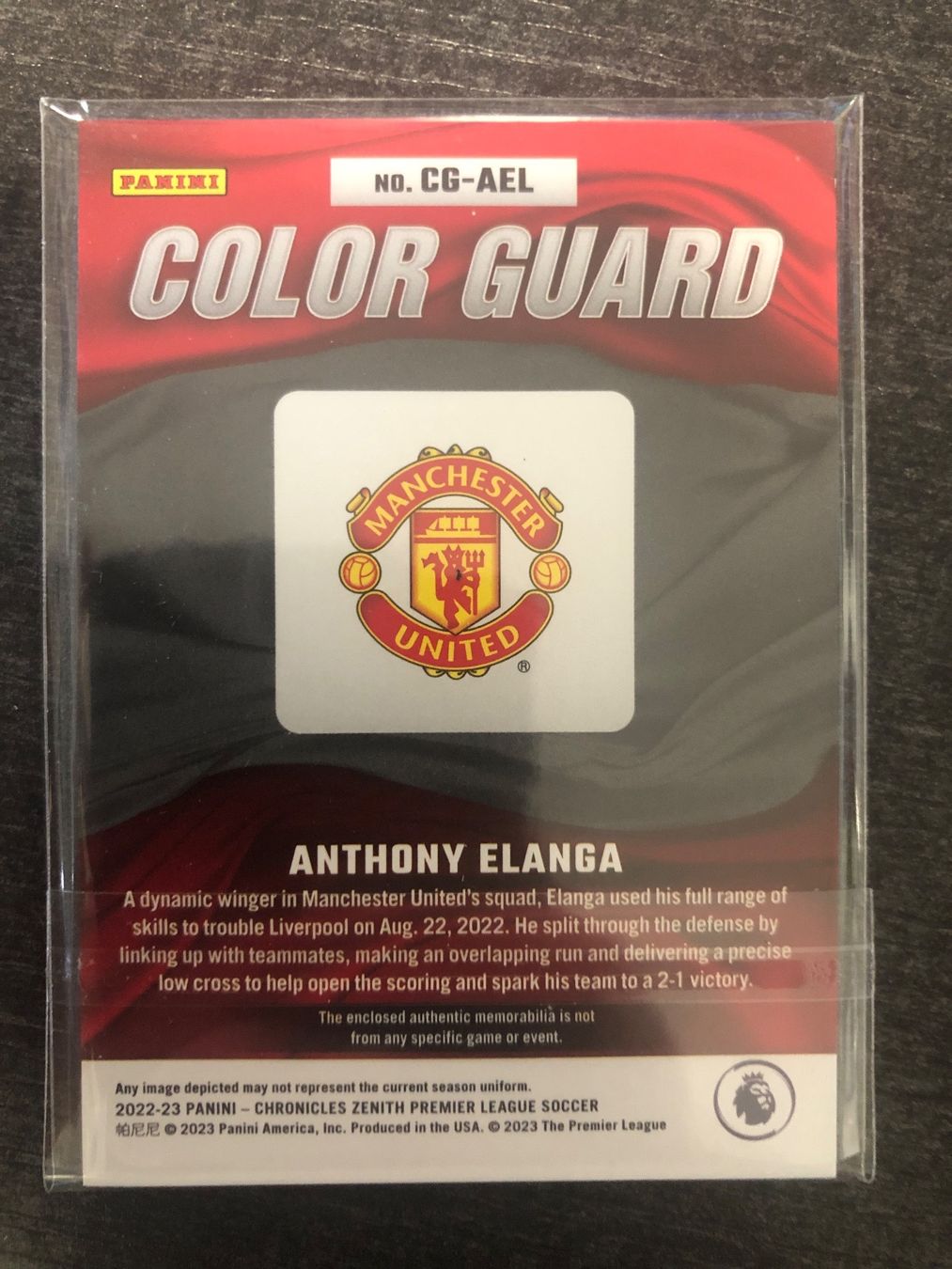 Topps Carte collezionabili: Panini Zenith Antjony Elanga Manchester Utd. Patch 39/99 – Usato da Wangenried venduto da Garagara 1