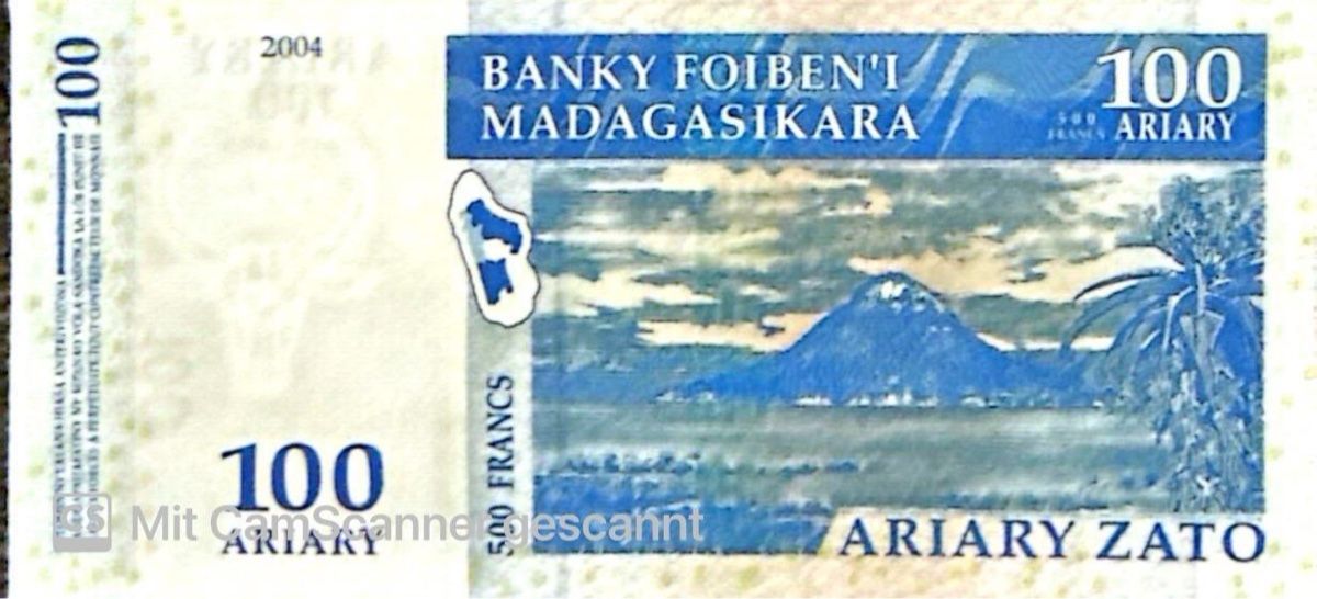 Banconote: Madagaskar 100 Ariary 1995 – Nuovo (secondo la descrizione) da Madiswil venduto da Bilranis1071 1