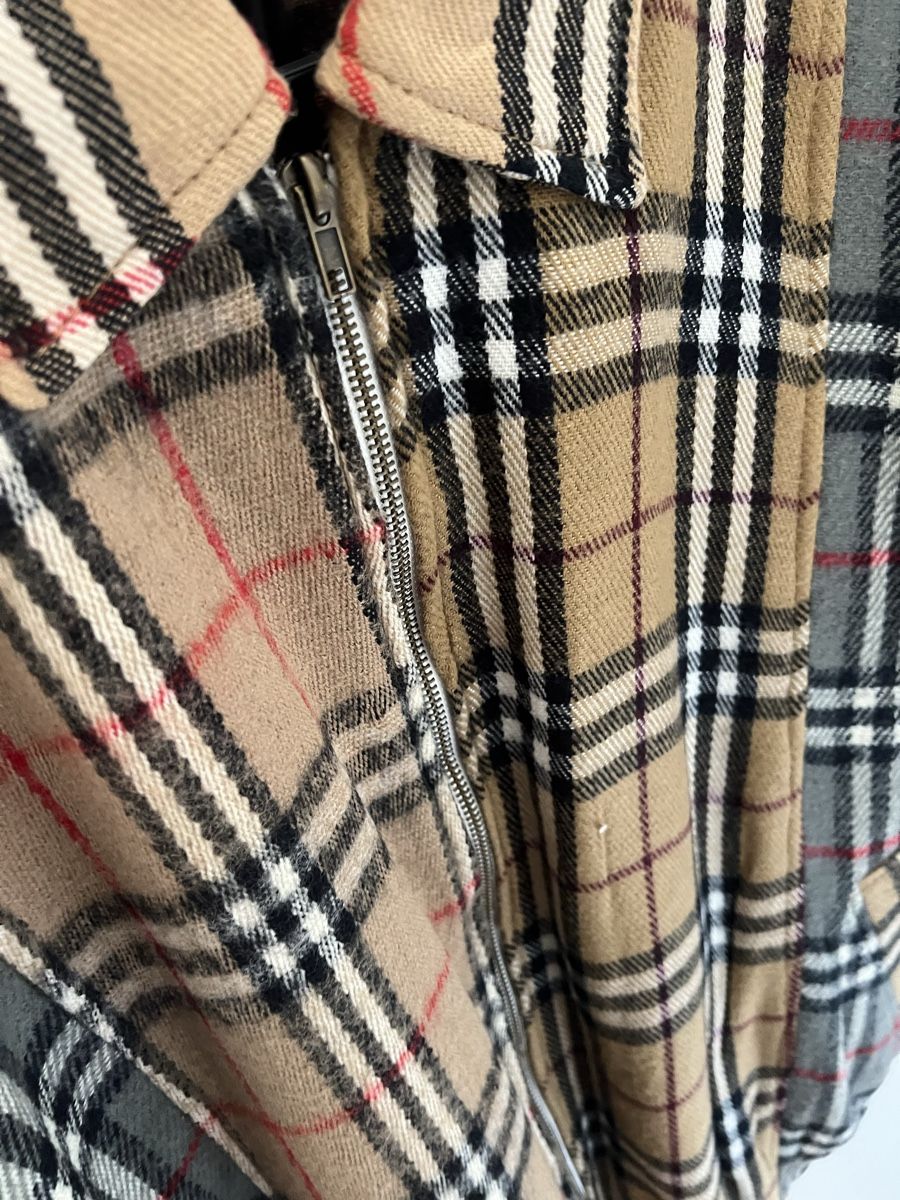 Giacche: GIACCA PATCHWORK TARTAN RICOMPOSTA – Usato da Lugano venduto da TKvintage 2