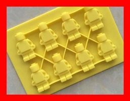 Lego Minifigur Backform Silikonmulde Eiswürfel Behälter