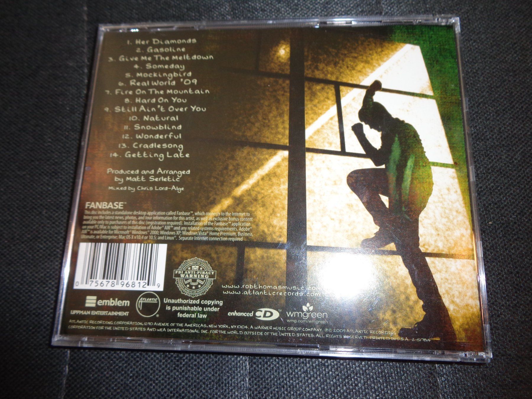 CDs: Rob Thomas - Cradlesong CD – Gebraucht aus Olten von Disc-Ausverkauf 1