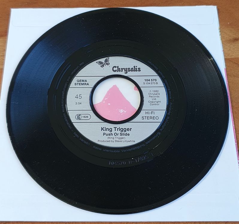King Trigger River 7" UK New Wave 1980 Kaufen auf Ricardo