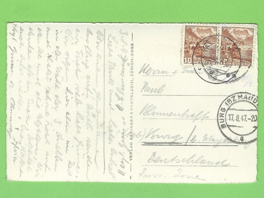 Cartoline postali: Urnersee – Usato da Zürich venduto da t24_de 1