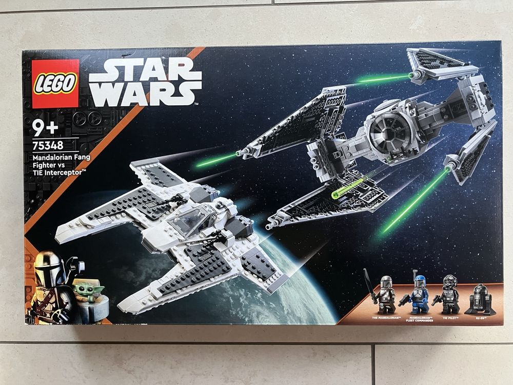 Lego 75348 Mandalorian Fang Fighter vs TIE Interceptor (Neu und ...