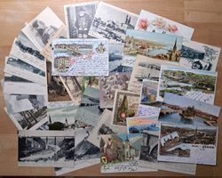 Lot Ansichtskarten & Lithos Schweiz & Ausland