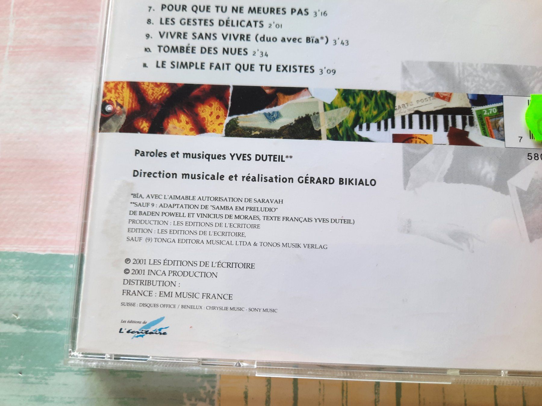 CD: CD Yves Duteil - Sans attendre – Usato da Pully venduto da bro_n52j 4