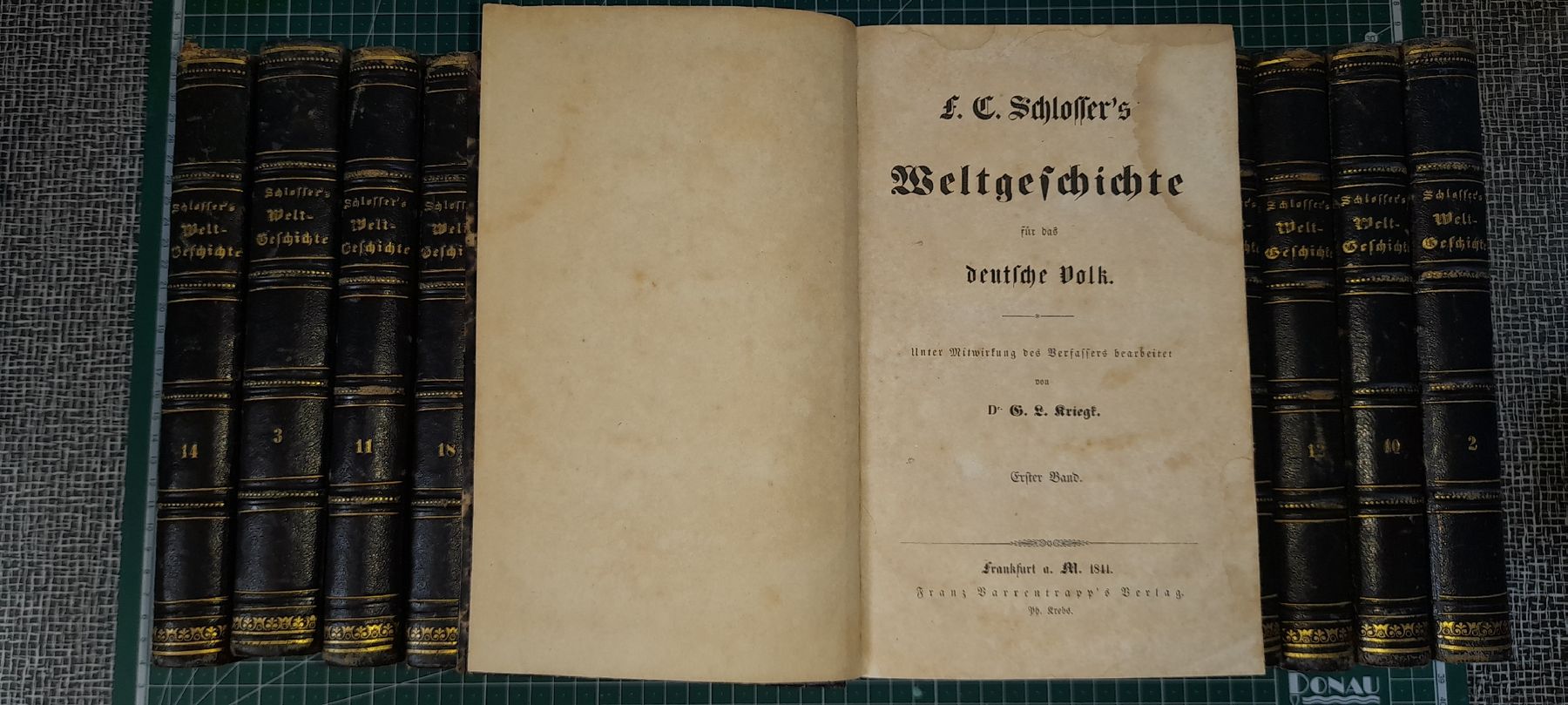 Libri: F.C. Schlosser Weltgeschichte – Usato da Münsingen venduto da mustang1975