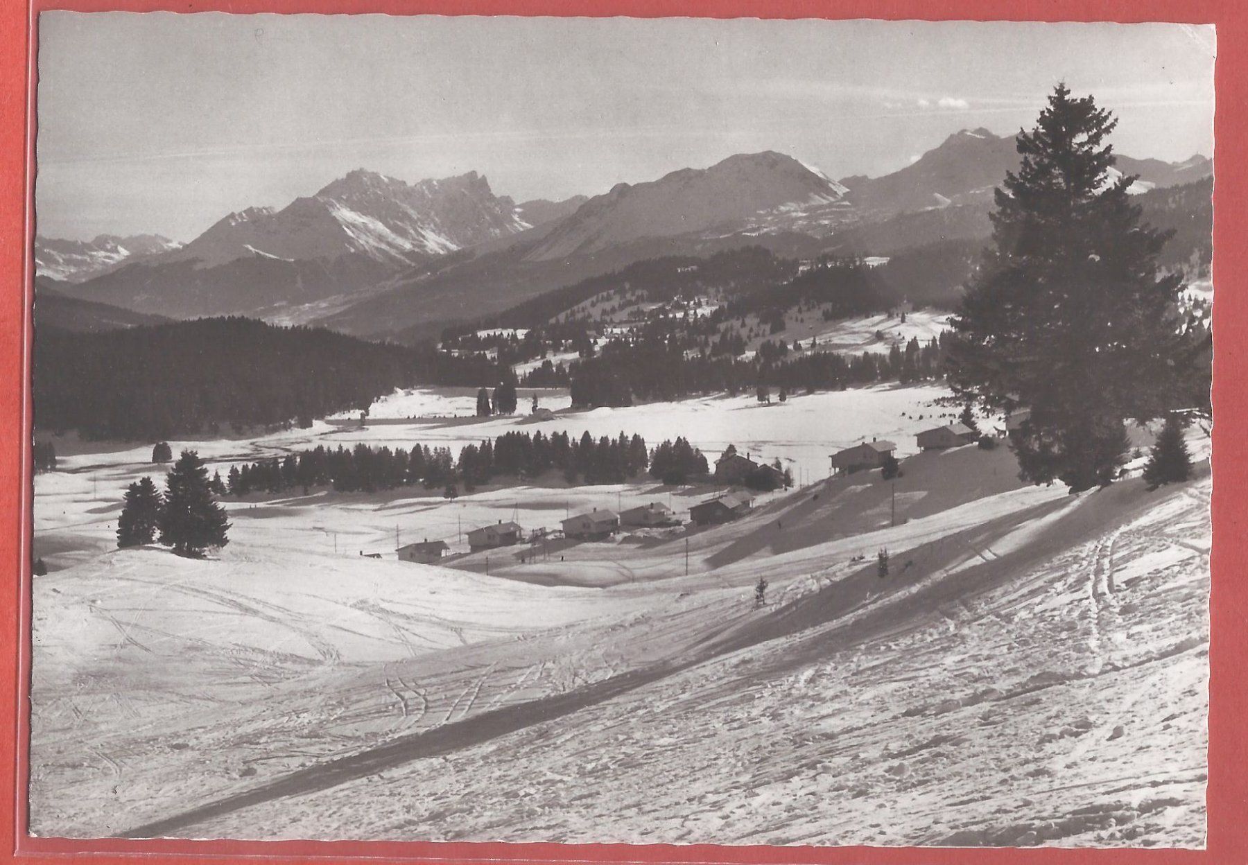 Cartoline postali: Valbella Lenzerheide im Winter - ca. 1955 – Usato da Fislisbach venduto da Porano