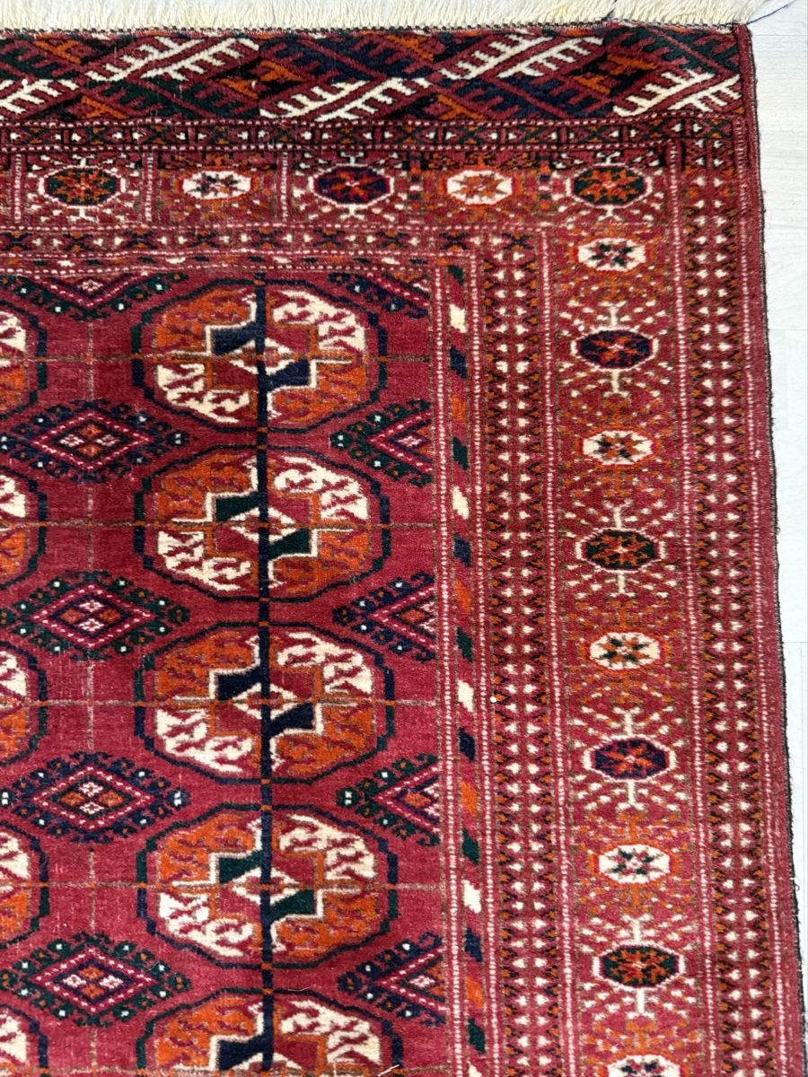 Tappeti: Orientteppich handgeknüpft rot mit Muster 116x85 – Usato da Büron venduto da Filadefia-888 5