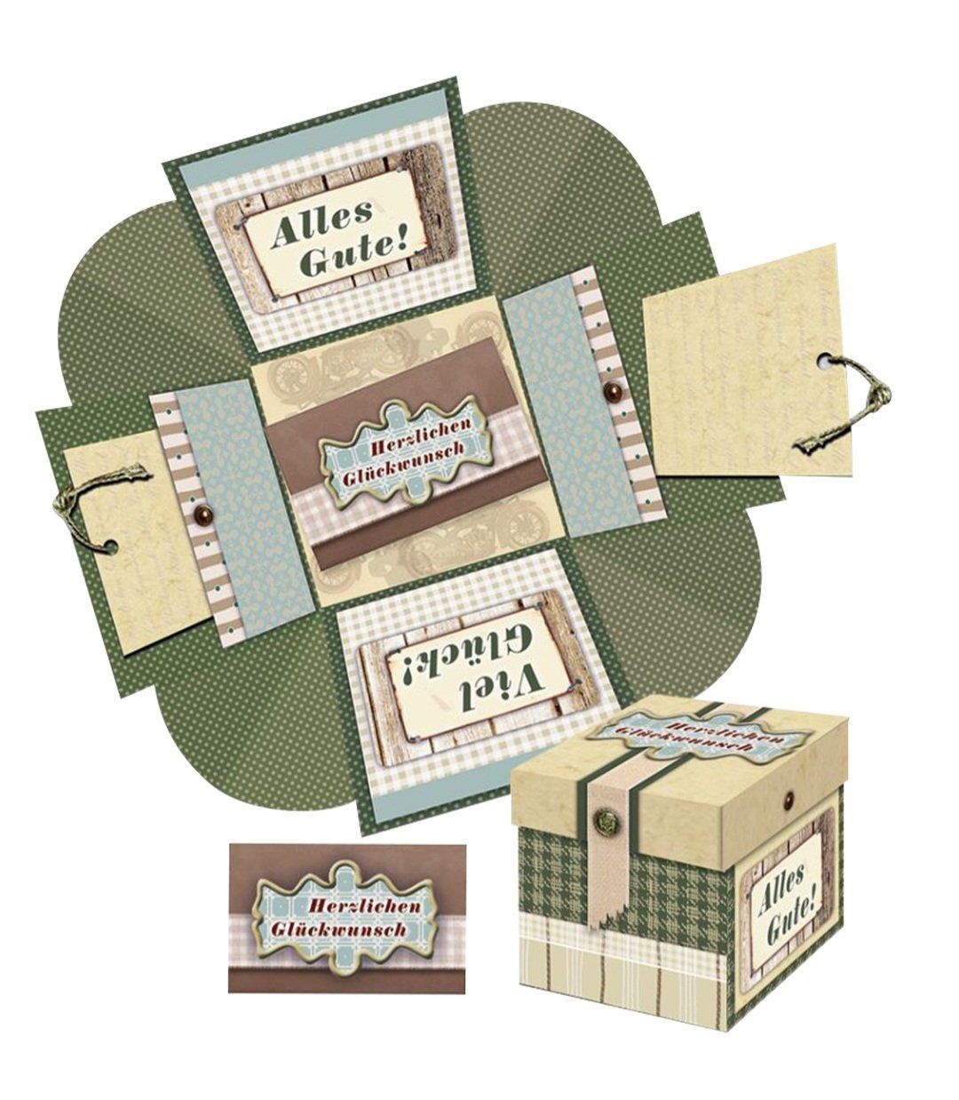 Kit bricolage: Geschenkboxen Explosionsbox Geldgeschenke DIY 24er Set – Nuovo e nell'imballaggio originale da Wasen im Emmental venduto da Sandra189 3